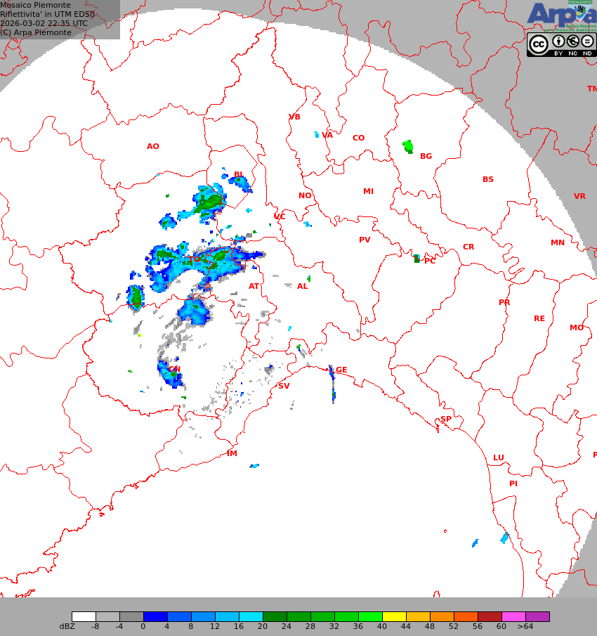 Radar Precipitazioni "Settepani"